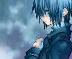 Anime Guy rain