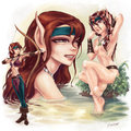 Crescent with bow - elfquest photo