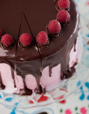  frambos, raspberry Cake