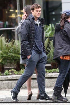 Fifty Shades of Grey - On Set - January 29th