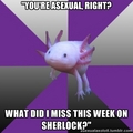 Asexual Axolotl - lgbt photo