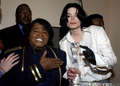 Michael and James Brown BET awards 2003 - michael-jackson photo
