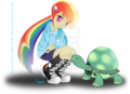 Rainbow Dash and Tank - my-little-pony-friendship-is-magic photo