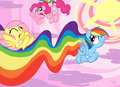 Rainbow Dash, Fluttershy, and Pinkie Pie - my-little-pony-friendship-is-magic photo