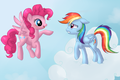 Pinkie Pie Flying - my-little-pony-friendship-is-magic photo