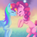 Rainbowdashh and Pinkie Pie - my-little-pony-friendship-is-magic fan art