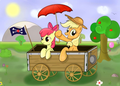 Applejack and Applebloom - my-little-pony-friendship-is-magic photo