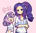 Rarity and Sweetie Belle as Humans - my-little-pony-friendship-is-magic photo