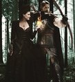 Robin and Regina - once-upon-a-time fan art