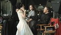 Ginnifer and Josh on set - once-upon-a-time photo