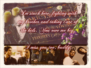  Damon and Alaric - I miss Ты too Buddy.