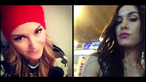  Diva Selfies - Renee Young and Brie Bella
