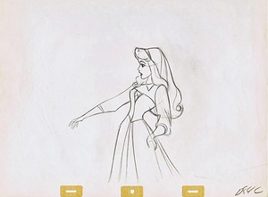  Walt 디즈니 Sketches - Princess Aurora