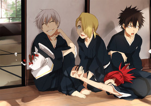  gin Ichimaru, Kira, Renji and Shuhei
