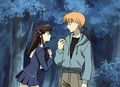Tohru and Kyo: Fruits Basket - anime photo