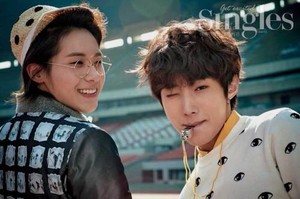  CNU and Jinyoung for 'Singles'