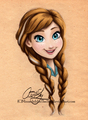 Anna       - childhood-animated-movie-heroines fan art