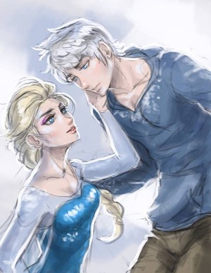 Elsa et Jack Frost