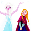 Elsa and Anna icons
