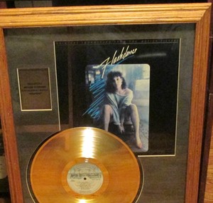 Soundtrack Gold Record for "Manhunt"