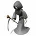 Grim Reaper walking - halloween icon