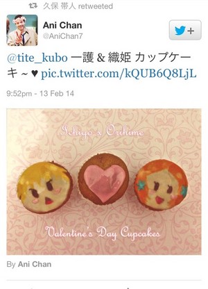  Kubo retweeted, IchiHime cupcakes!
