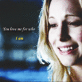 When there is no light to break up the dark That is when I look at you - klaus-and-caroline fan art