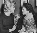 Marilyn with journalist-1956 - marilyn-monroe photo