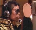 During The Recording Of "We Are The World " - michael-jackson photo