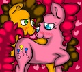 Pinkie Sandwich (My little cuz can draw 10 times better then me o.o) - my-little-pony-friendship-is-magic photo