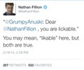 Nathan's twitter(February,2014) - nathan-fillion-and-stana-katic photo