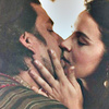Jafar and Amara kiss