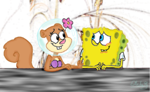  spongebob and sandy