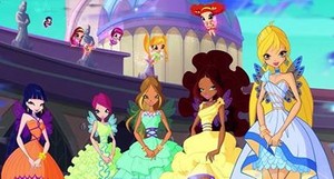 Winx and the pixies
