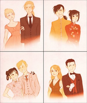  Ed and Winry, Ling and LanFan, Al and Mai, Roy and Riza