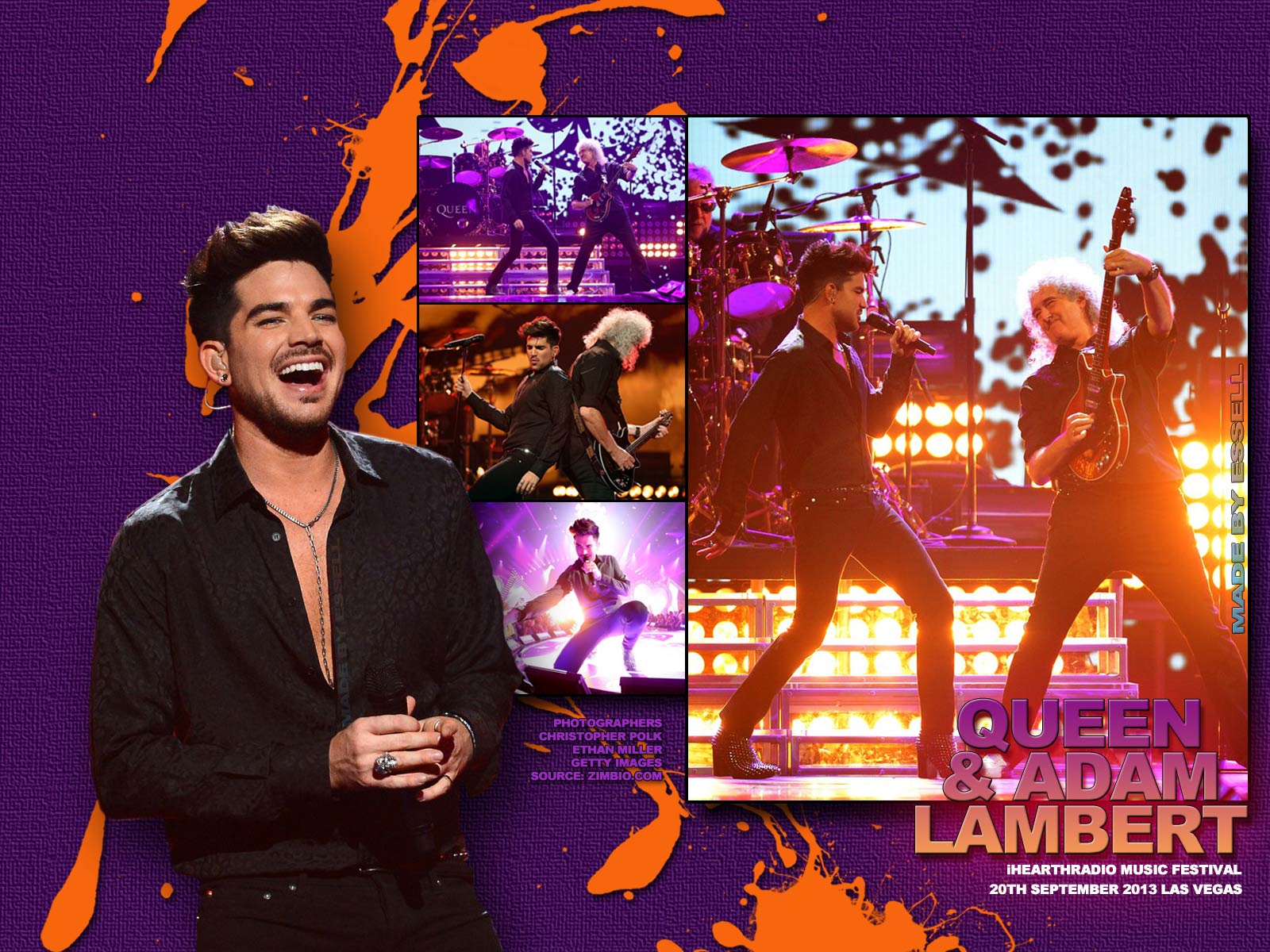 Adam Lambert And Queen - Adam Lambert Wallpaper (36716056) - Fanpop