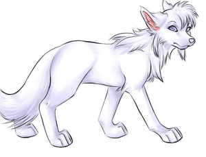  Awesome White Anime serigala, wolf