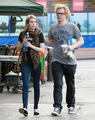 Emma Roberts and Evan Peters at the Hollywood market in West Hollywood, CA - March 9th, 2014 - american-horror-story photo
