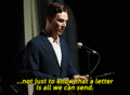 Benedict - Letters Live - benedict-cumberbatch fan art