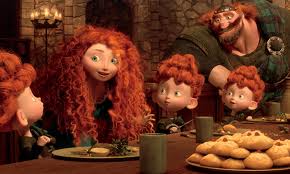 merida in the dining table