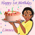 HAPPY FIRST BIRTHDAY LINNEA - disney-princess photo