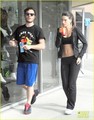  Ed Westwick Hits the Gym with Mystery Brunette - ed-westwick photo