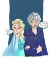 Happiness and Laughter - elsa-and-jack-frost fan art