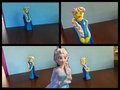 Elsa made out of clay - disney-princess fan art