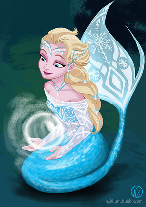  Elsa Mermaid