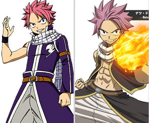  Fairy Tail characters: New animê design.