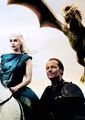 Daenerys Targaryen & Jorah Mormont - game-of-thrones fan art