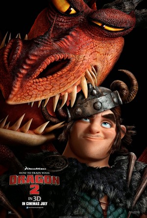  New HTTYD 2 Poster featuring Snoutlout and Hookfang (Highest Quality)
