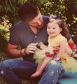 Jensen With a Kid            - jensen-ackles photo
