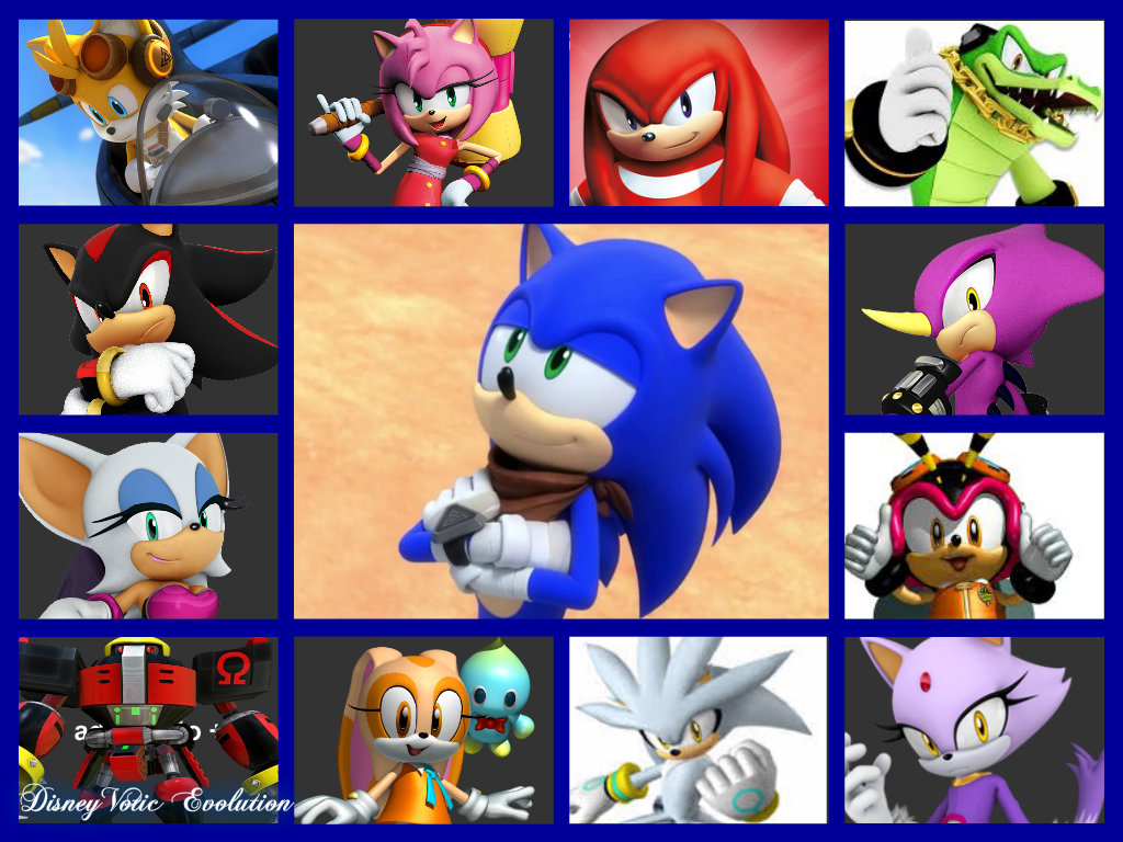 Main Sonic Cast - Sonic the Hedgehog Fan Art (36719918) - Fanpop1024 x 768